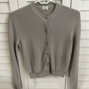 Gray cardigan in XS by Wilfred. Excellent condition.